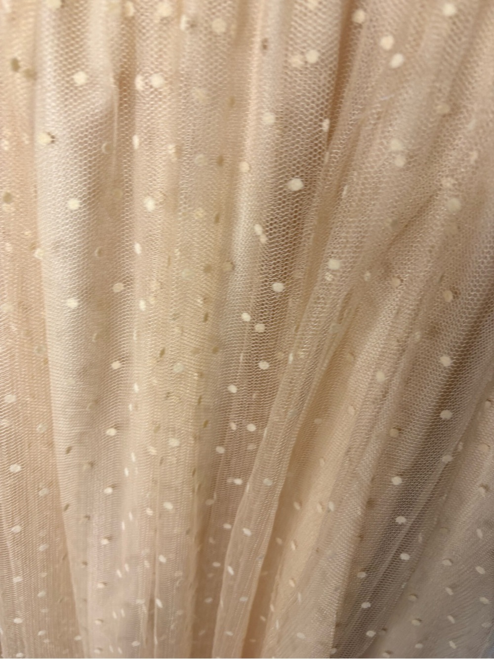 Disney by Lauren Conrad polka Dot Tulle Midi Skirt in Beige - Picture 11 of 16